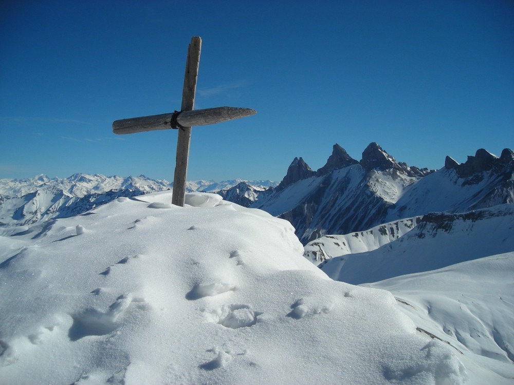 Aiguilles d'Arves depuis le pic du Mas de la Grave