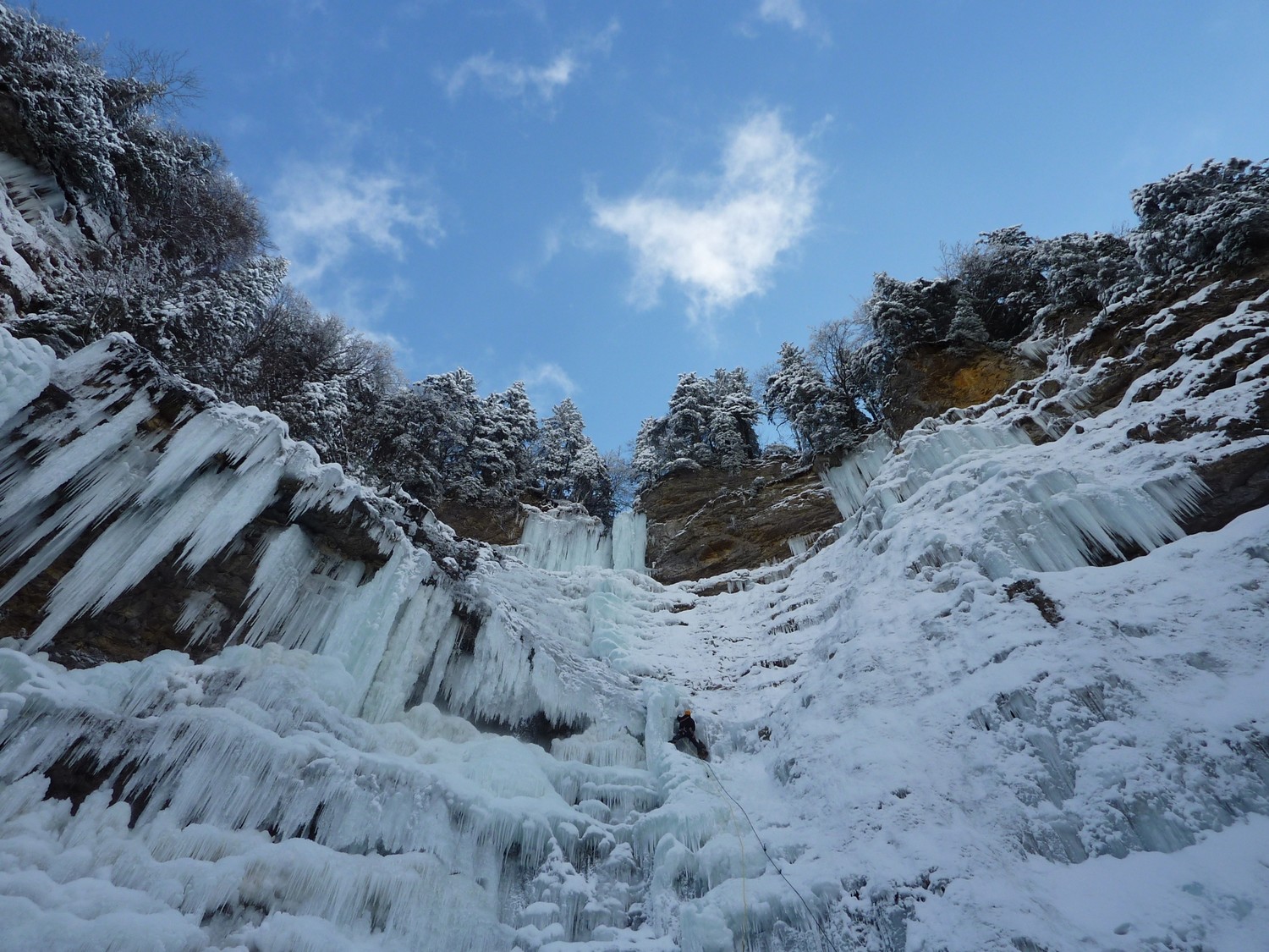 cascade de glace en Chartreuse