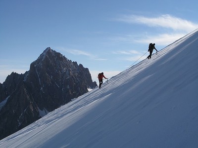 Cordée (à la Petite Aiguille Verte) Cordée (à la Petite Aiguille Verte)