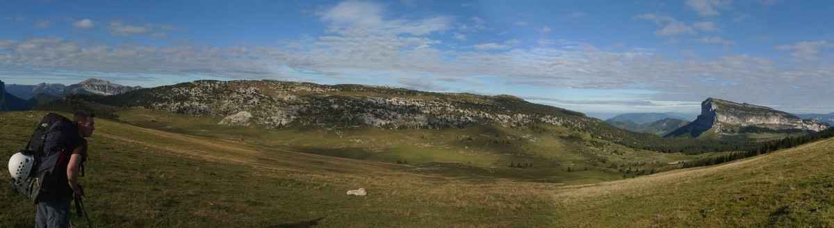 Pinet et Granier depuis le col de l'Alpe