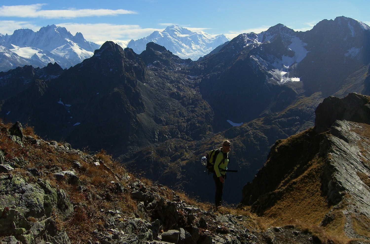 Le Luisin-Descente vers le col d'Emaney