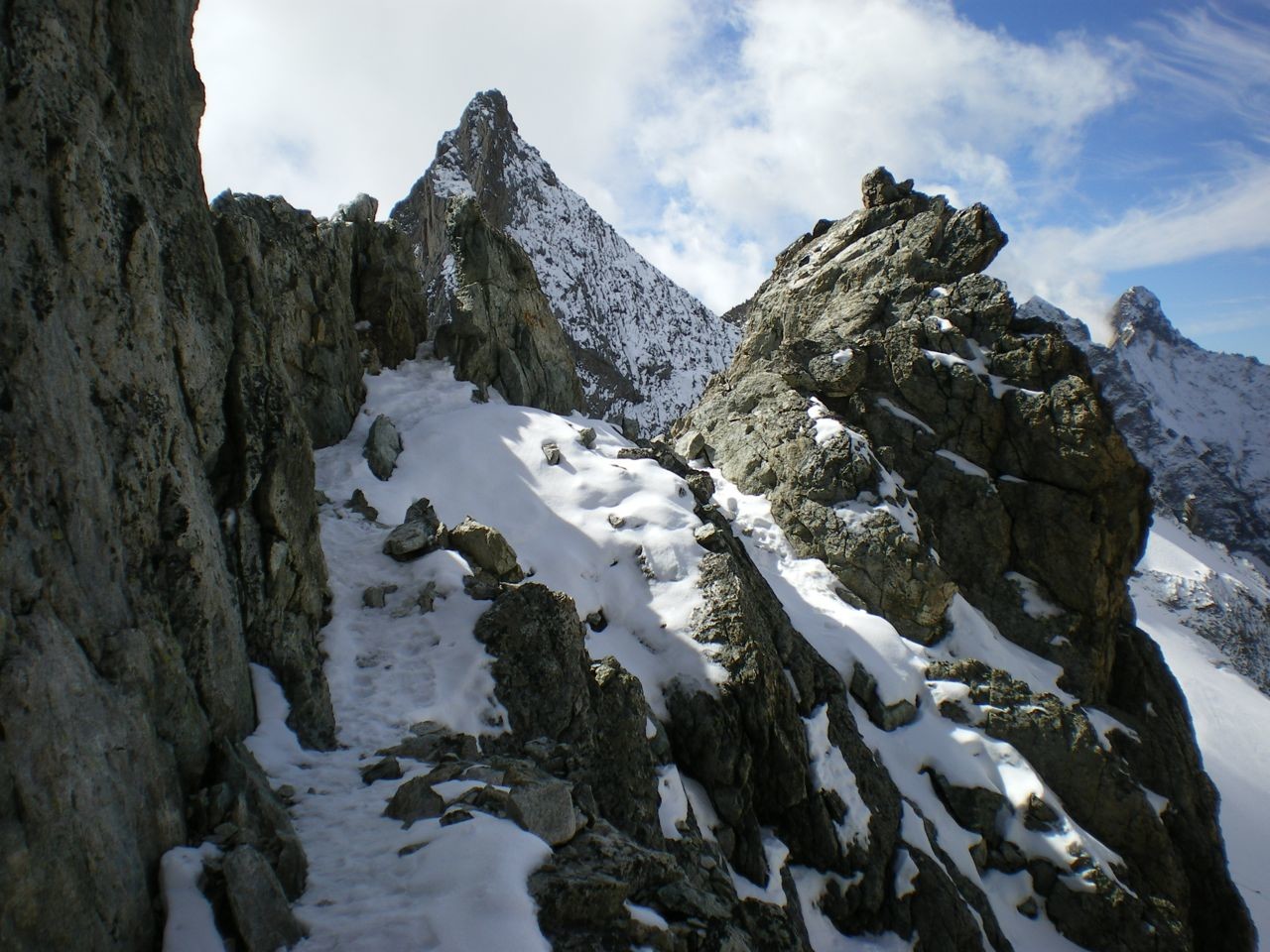 belle section en couloir après les dalles