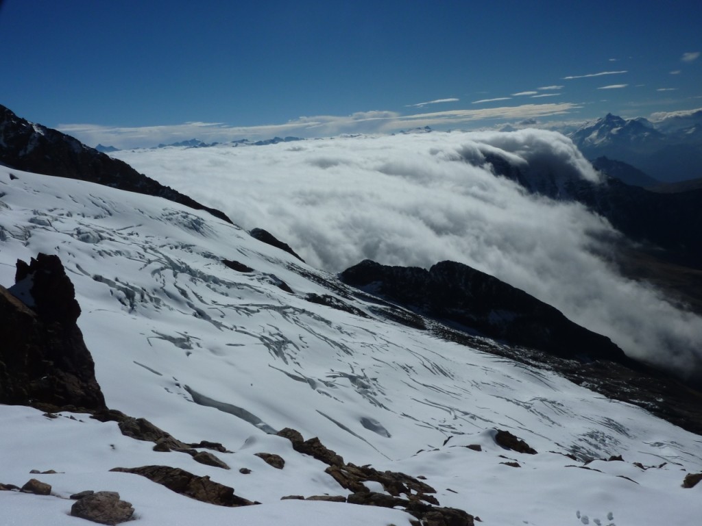 glacier des glaciers et col de la seigne