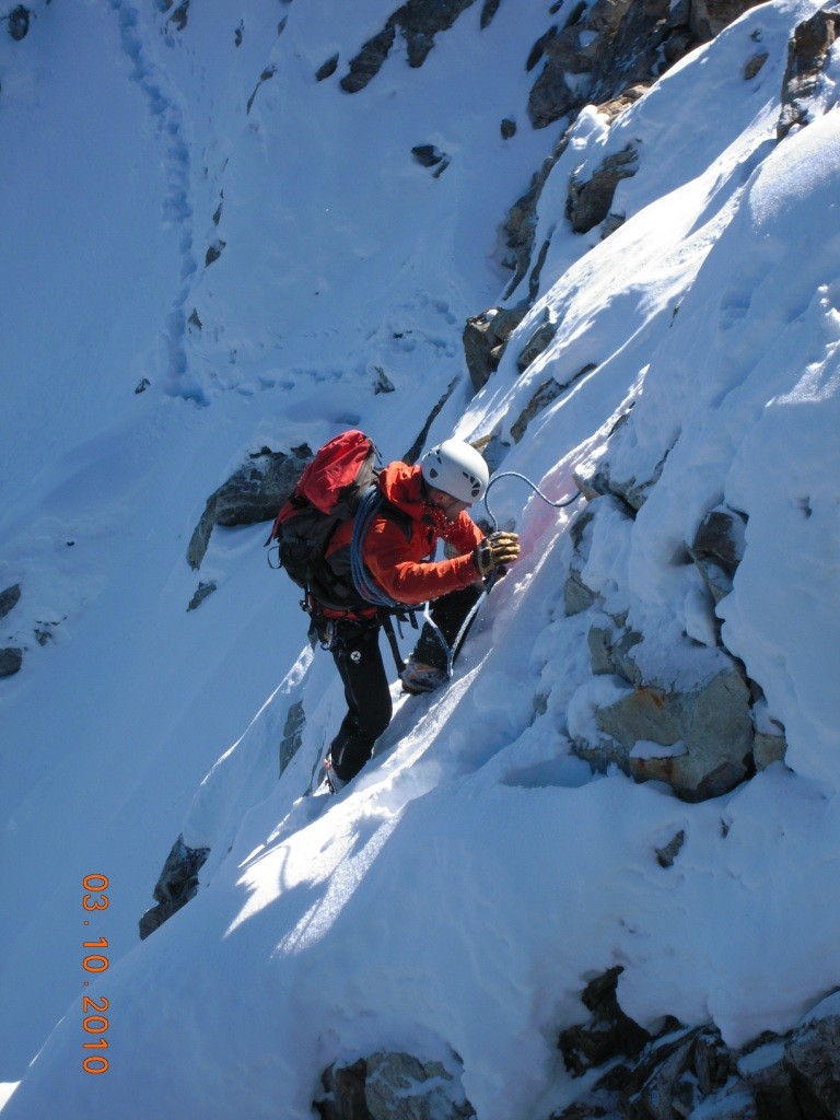 L'arête rocheuse facile
