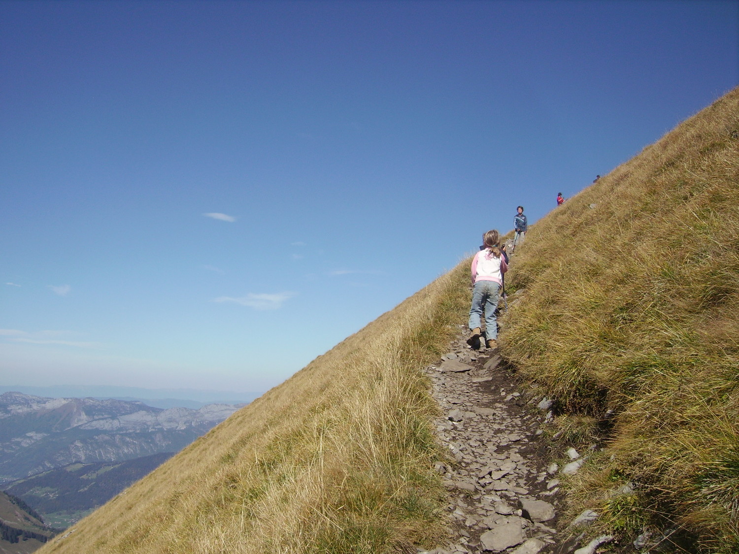 Sous l'arete du Charvin