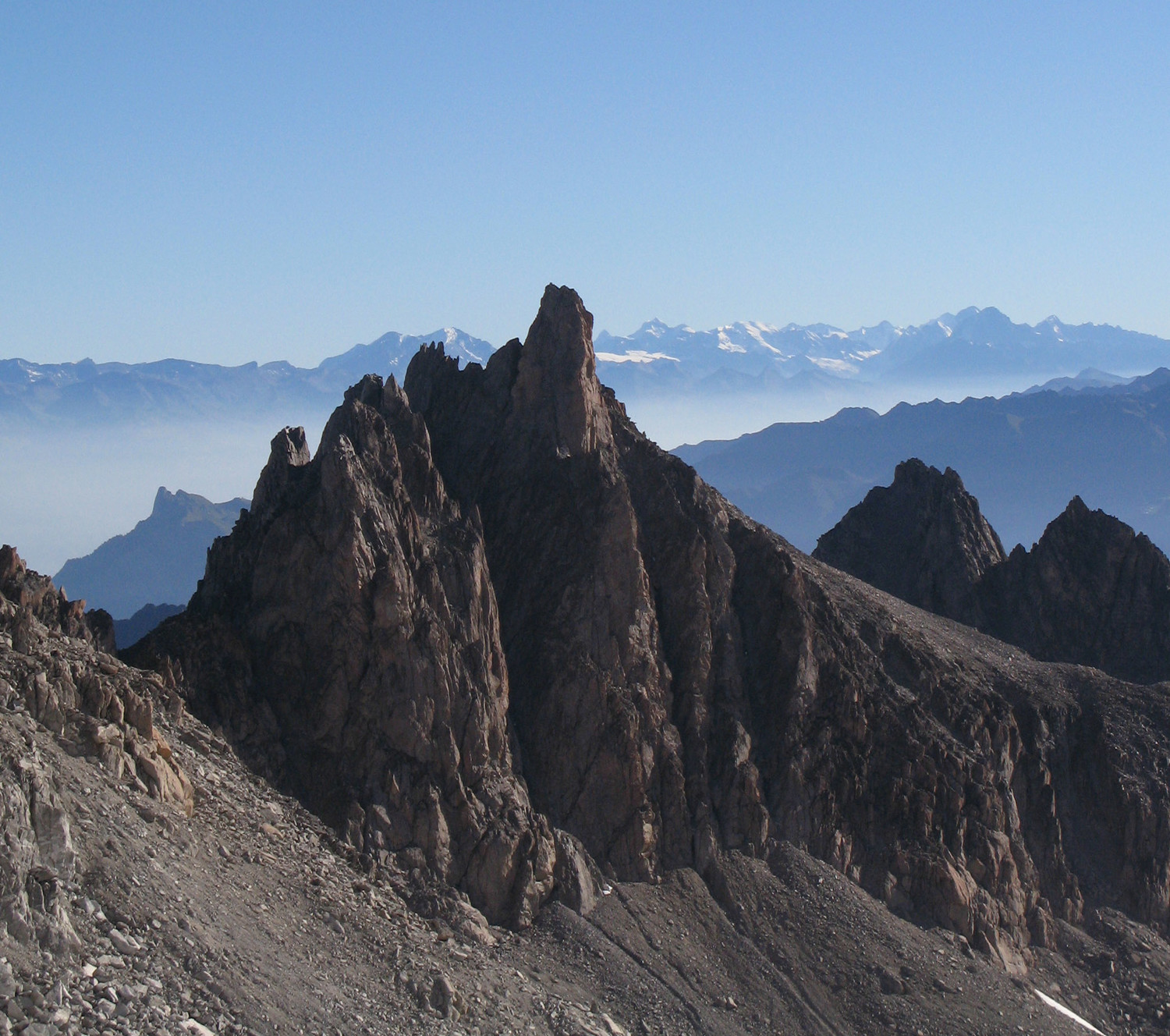 Aiguille d'Orny - vue générale