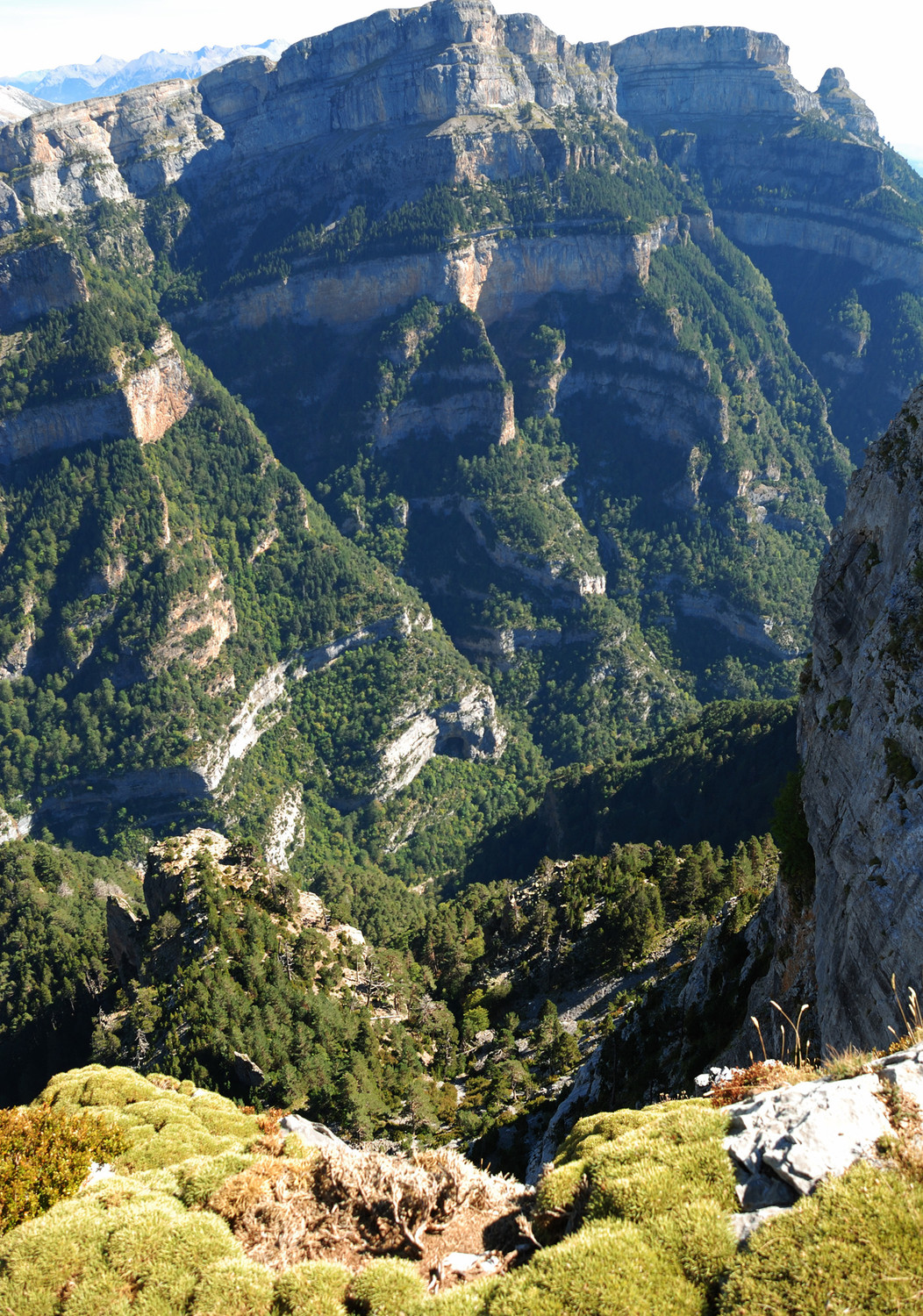 Vue du Canyon d'Añisclo depuis le Mondoto