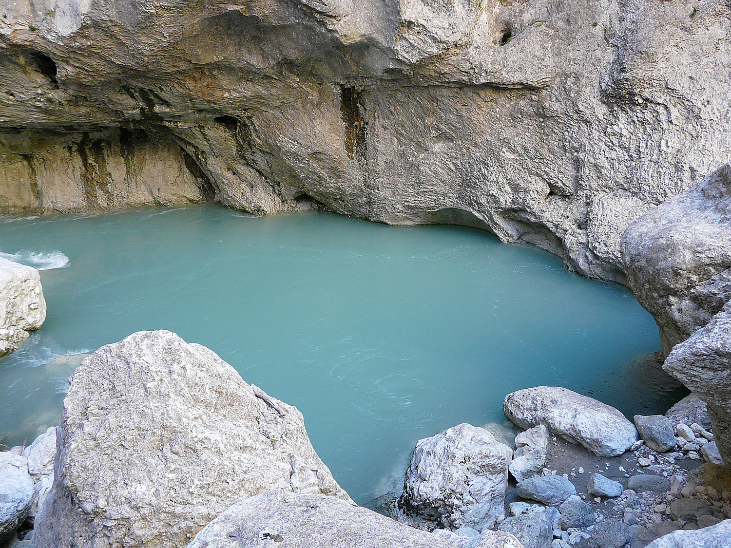 Retour du Verdon à la surface