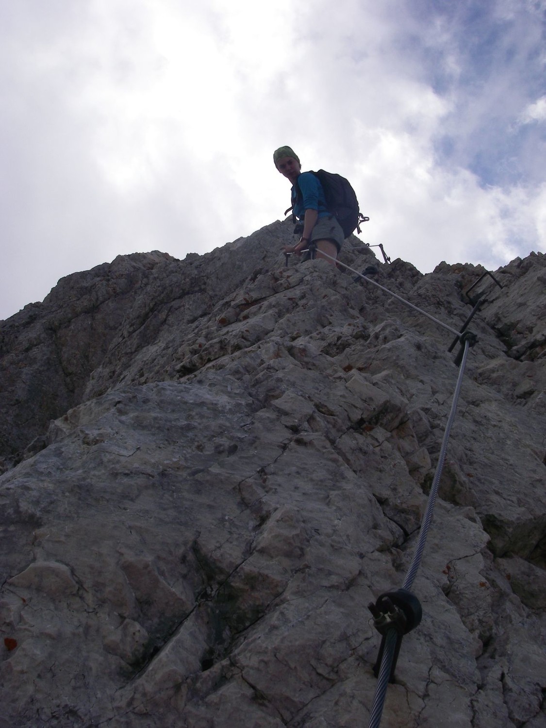 Triglav - Summit - Fixed protection