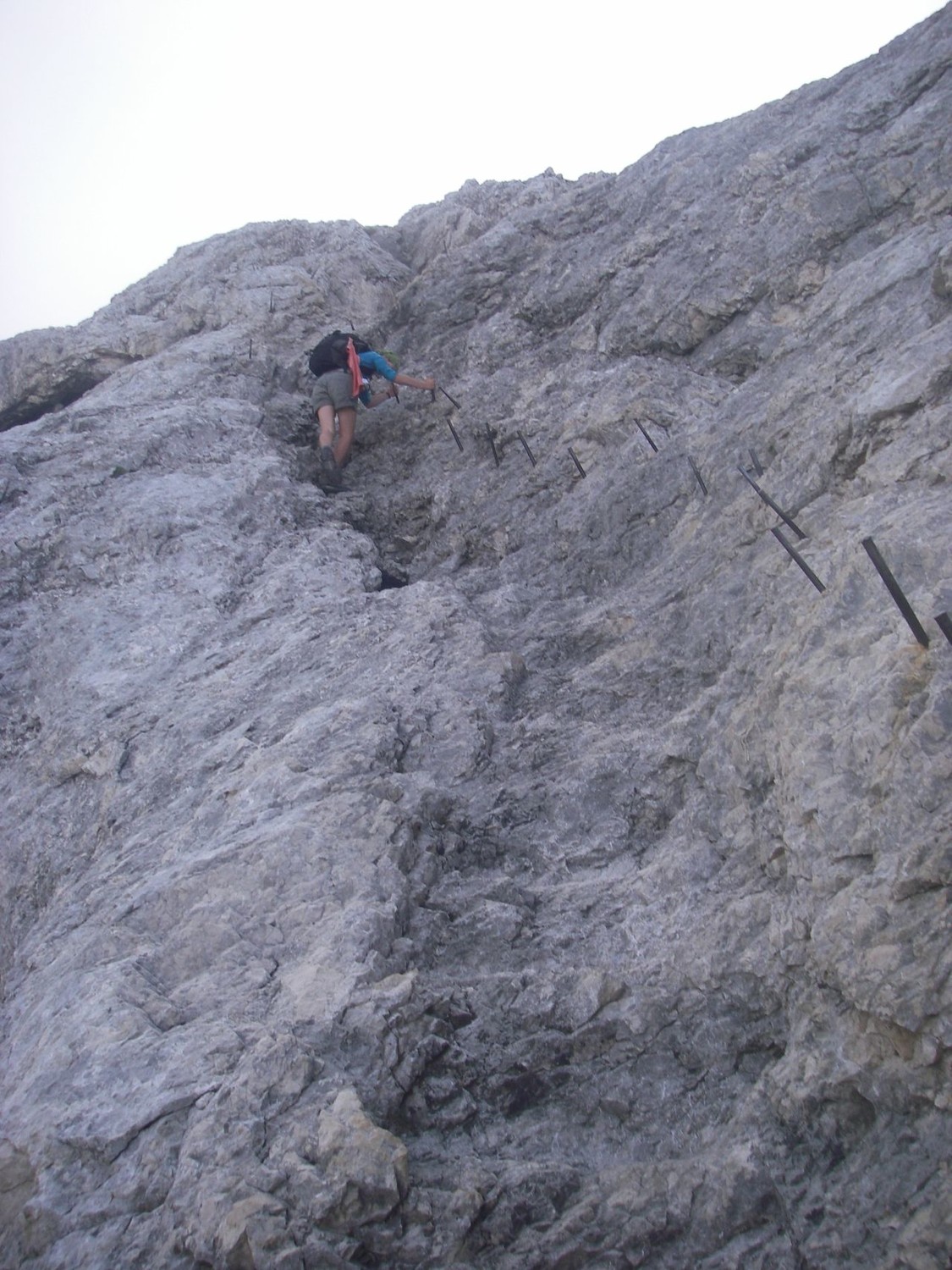 Triglav - Summit - Fixed protection