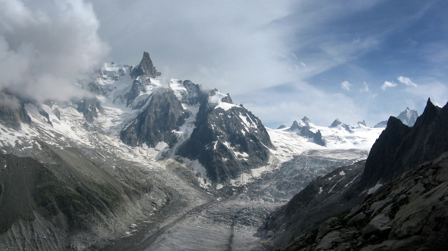 Belle vue sur la dent du Géantt
