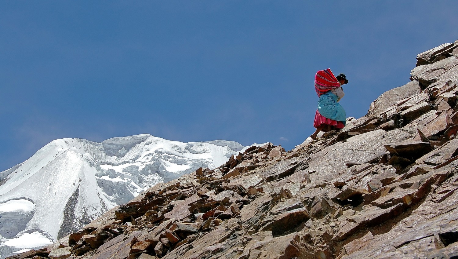 ascension de l'Illimani, nido del condor, Bolivia