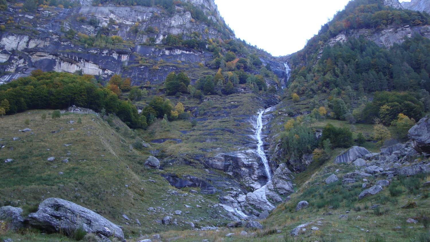 Cognora: couloir de montée