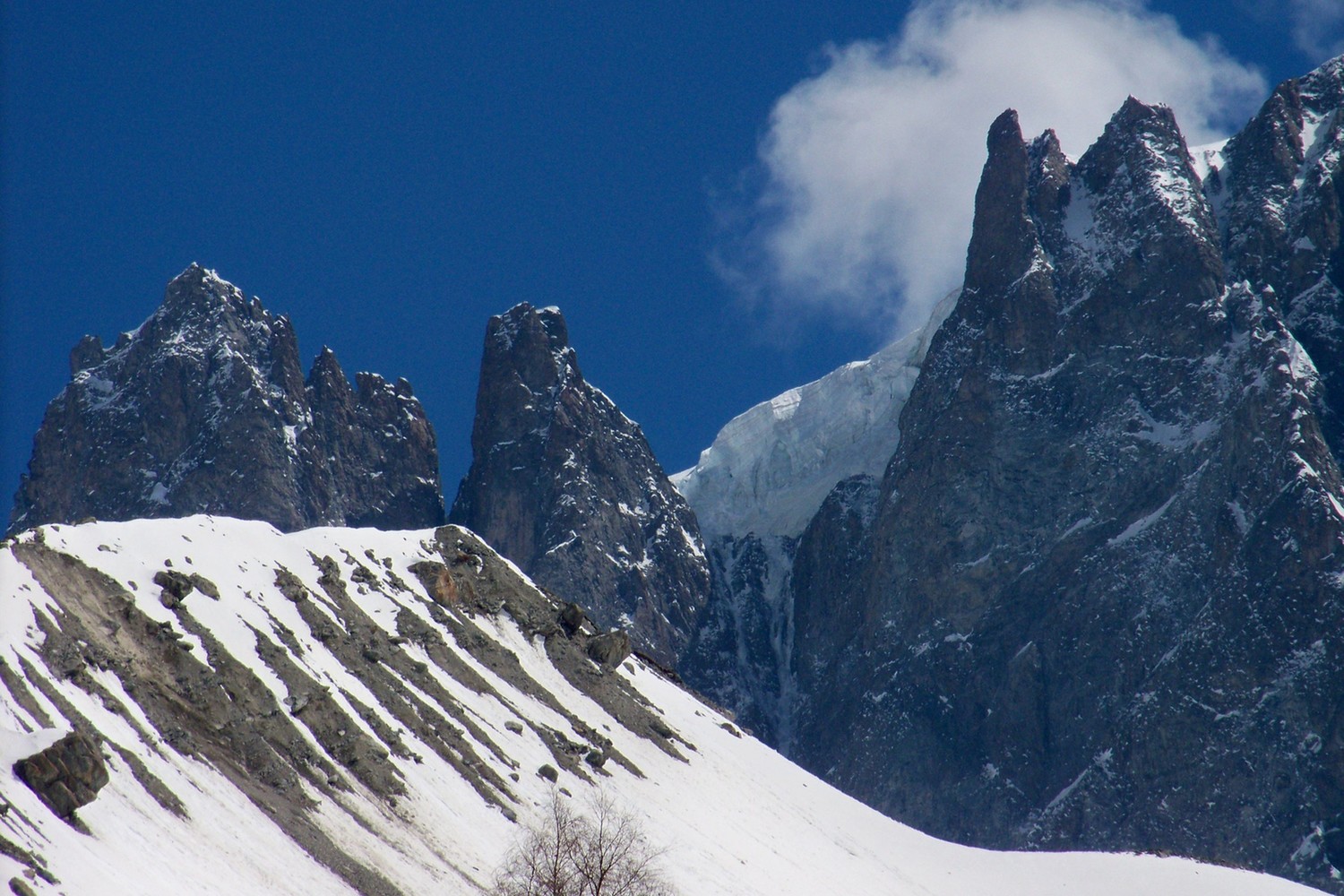 moraine de Bonne Pierre, Ecrins