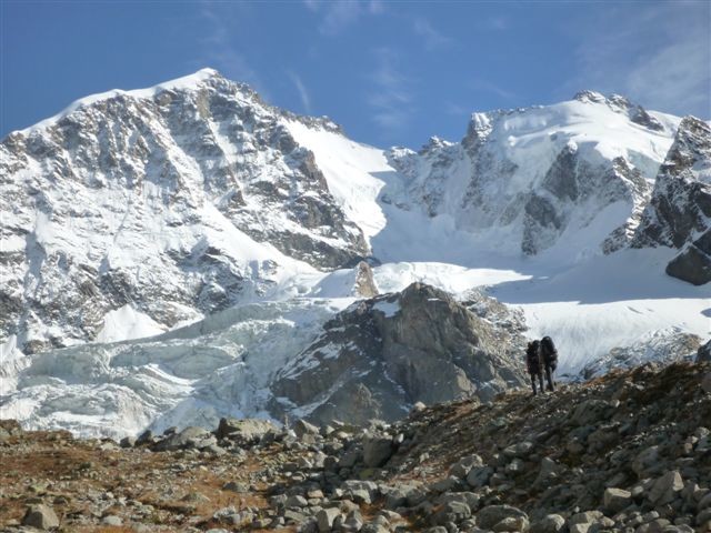 Piz Bianco et Piz Roseg