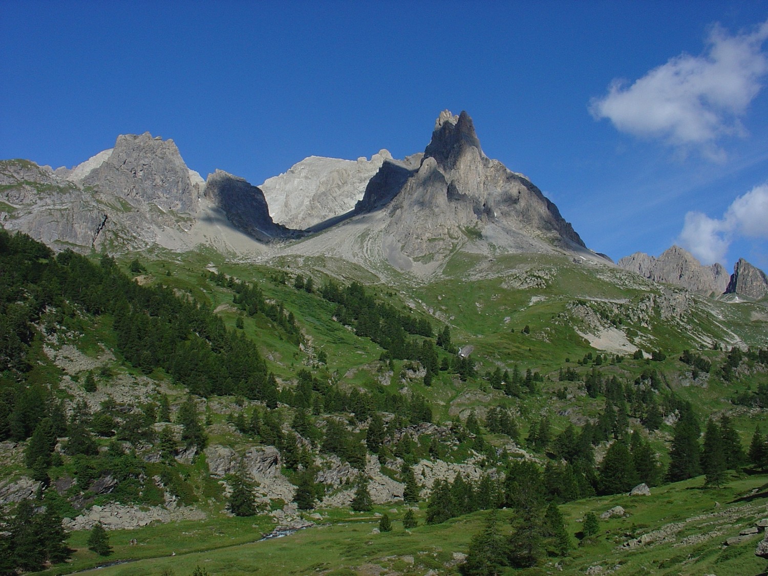 le col des Béraudes et la pointe des Cerces
