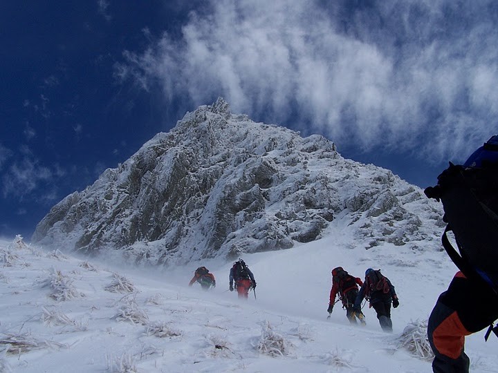 Roc de Cuzeau Massif du sancy Auvergne fév 2010