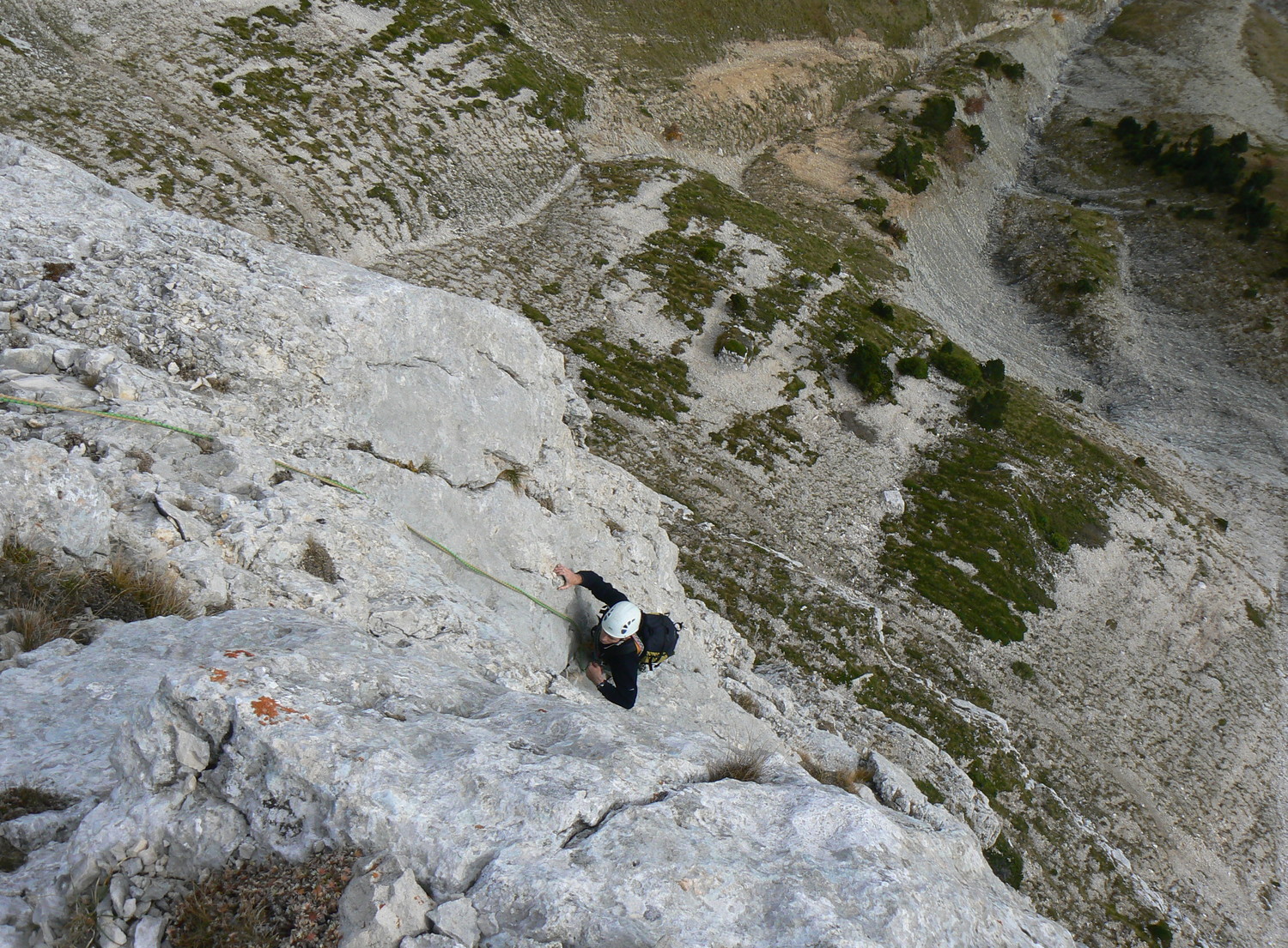 Sortie de L4 (Pilier de droite, Chamechaude)