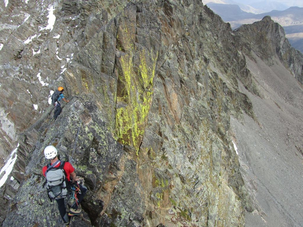 Au cours de la traversée Toit-Pyramide