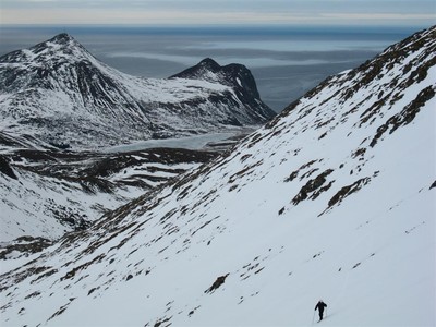 montée au Stornappstinden, îles Lofoten montée au Stornappstinden, îles Lofoten
