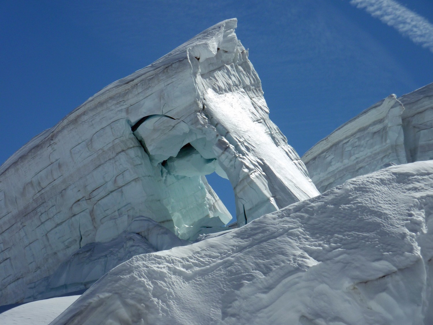 Sérac sur glacier d'argentière