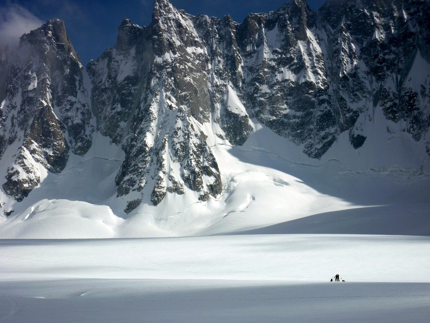 Pointe du domino et glacier d'argentière