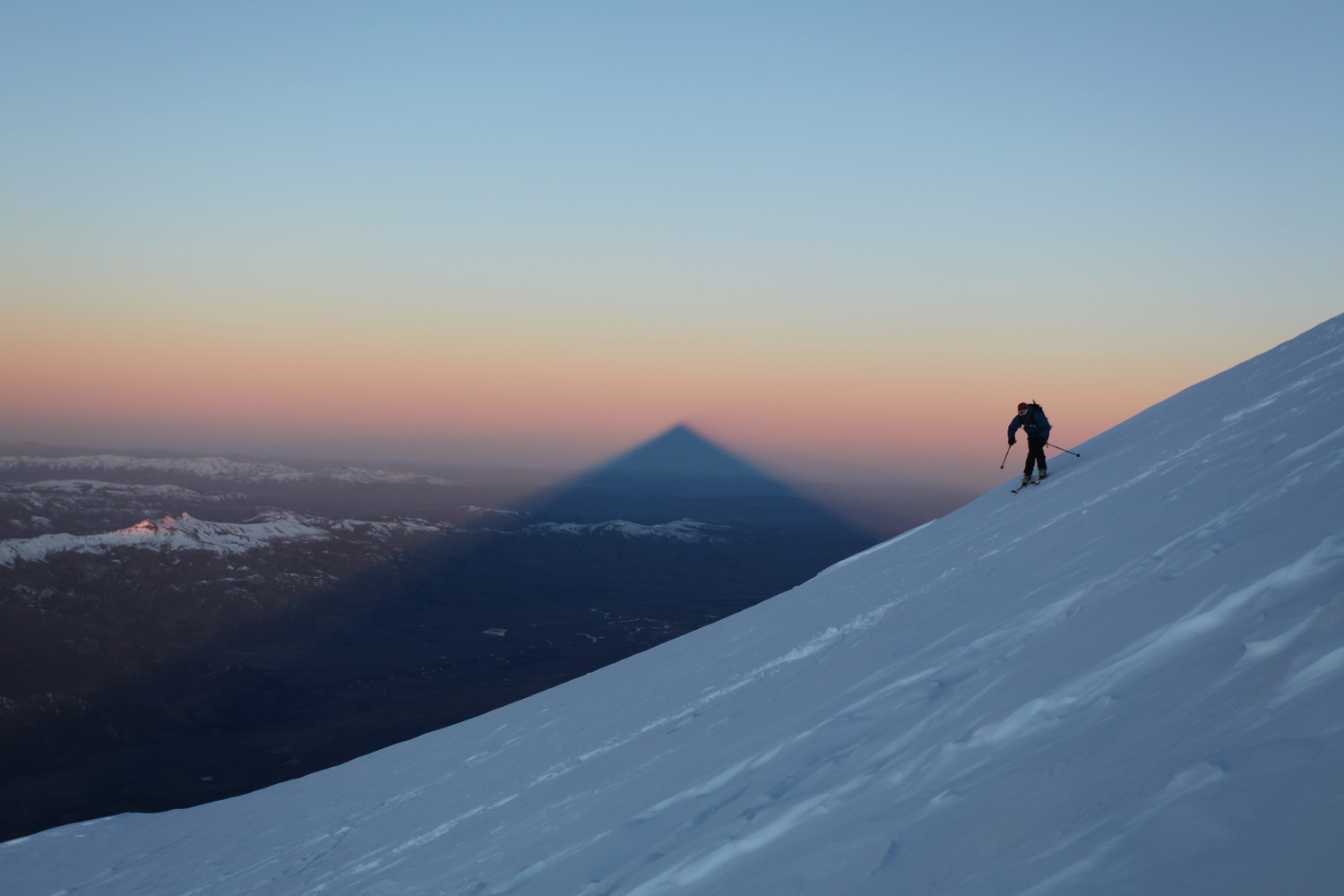 ski sur le volcan lanin, argentine