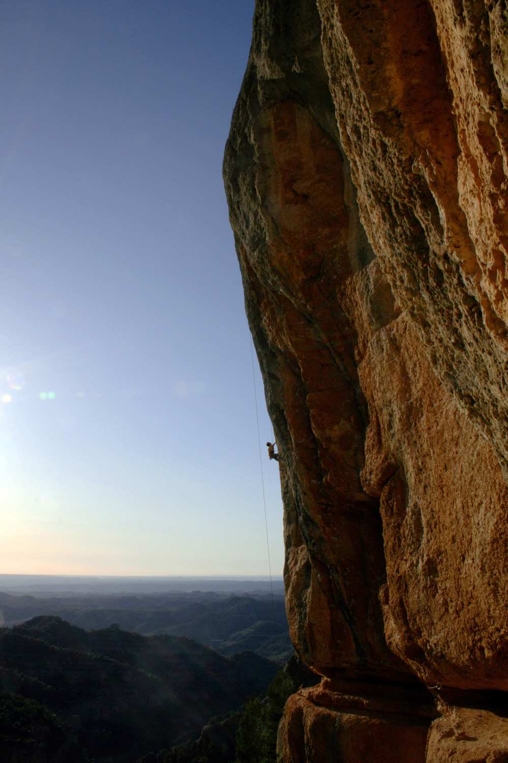 Escalade à Margalef (Espagne)
