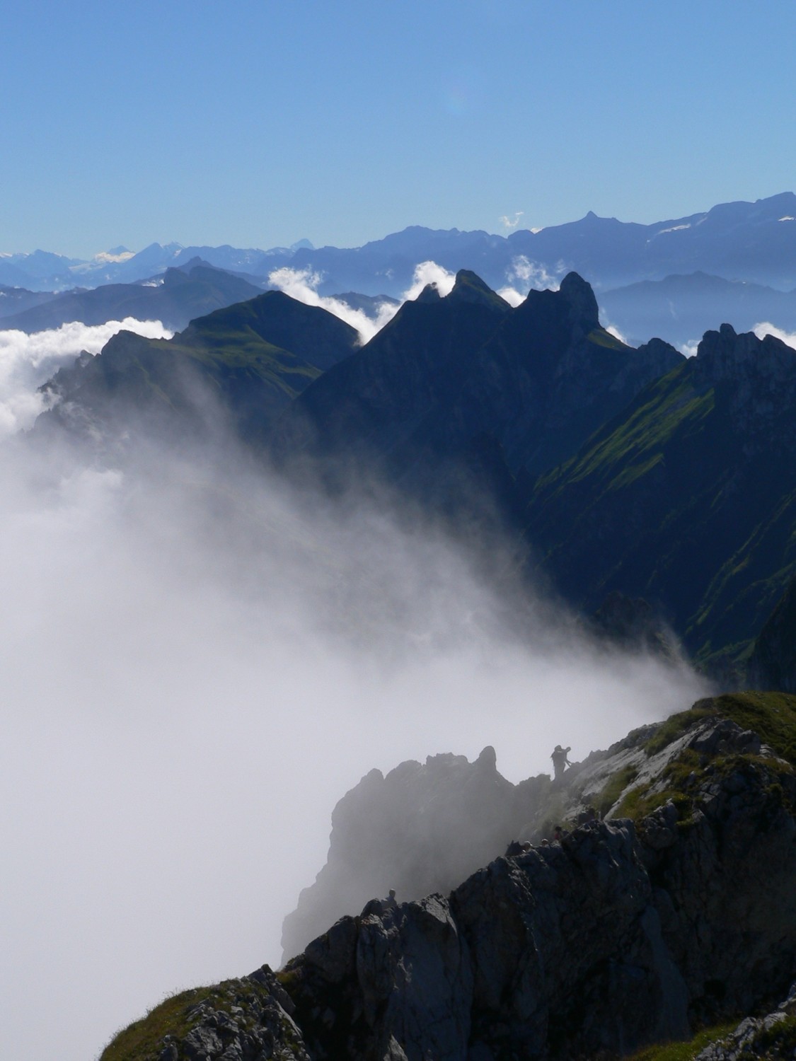 Descente de la Dent d'Oche