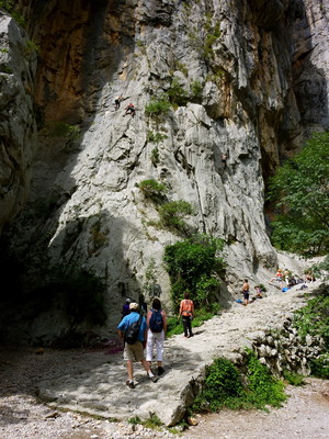 Escalade à Velika Paklenica Escalade à Velika Paklenica