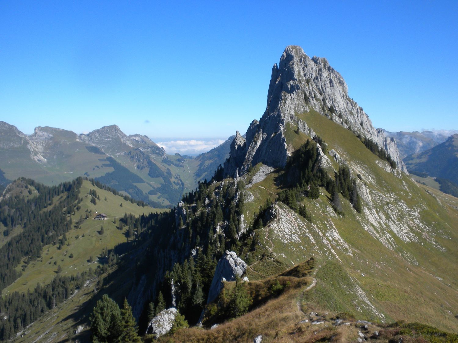 Vue sur les Sattelspitzen