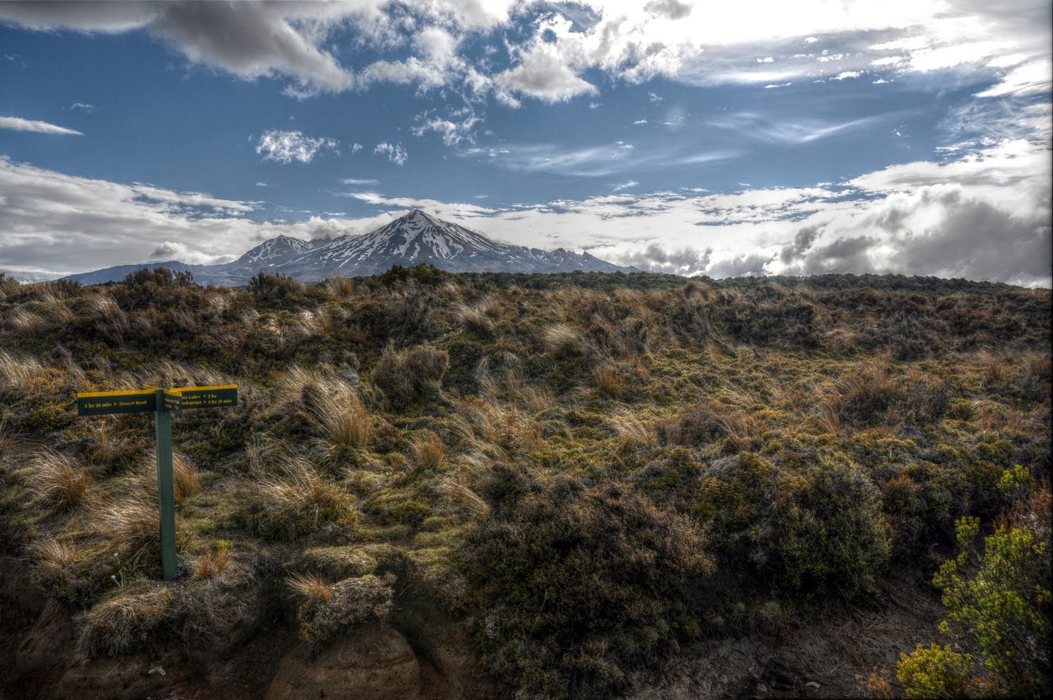 Ruapehu - Parc Tongariro Nouvelle Zélande