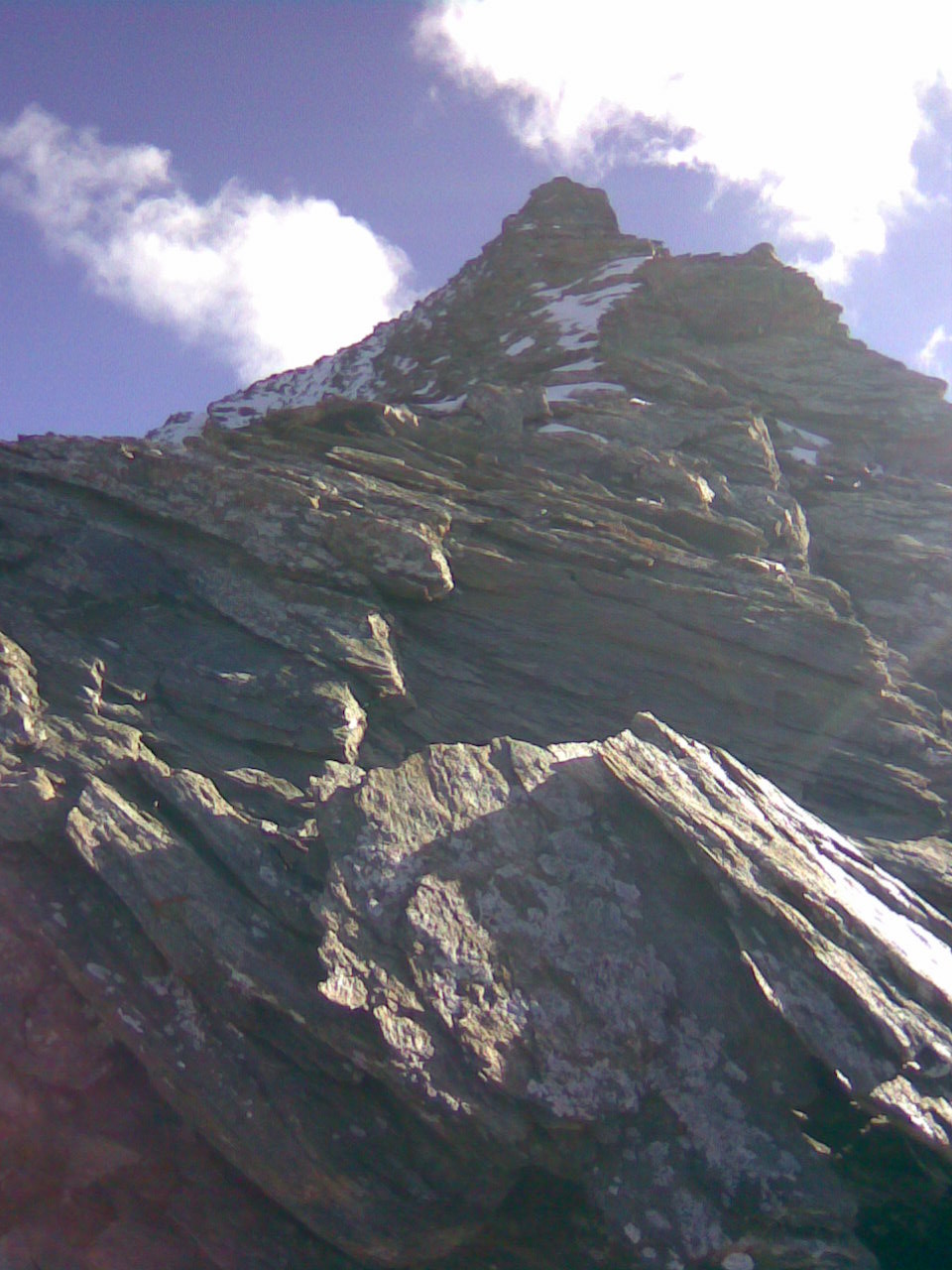 arête nord depuis le col 3059
