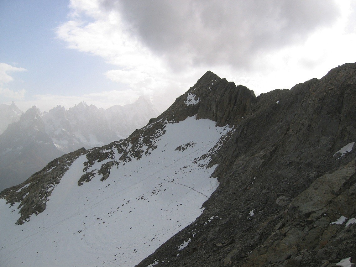 aig.&col Crochues -vue depuis col du Dard