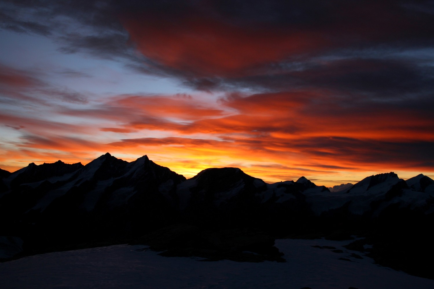Levé de soleil à la Wellenkuppe