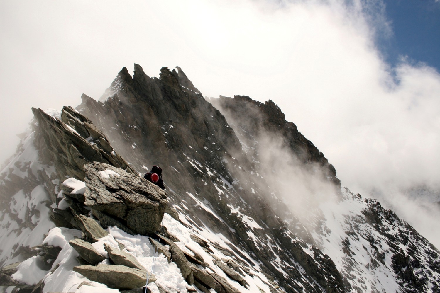 Nuages sur la traversée du Grand Cornier