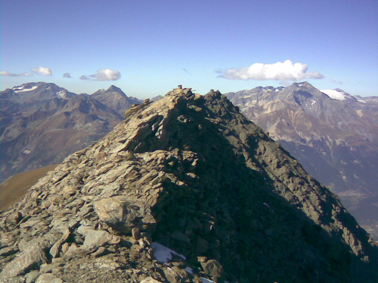 Sommet Nord des Bramanettes centrales depuis le sommet sud