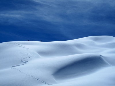 En direction de l'Aiguille des Crochues En direction de l'Aiguille des Crochues
