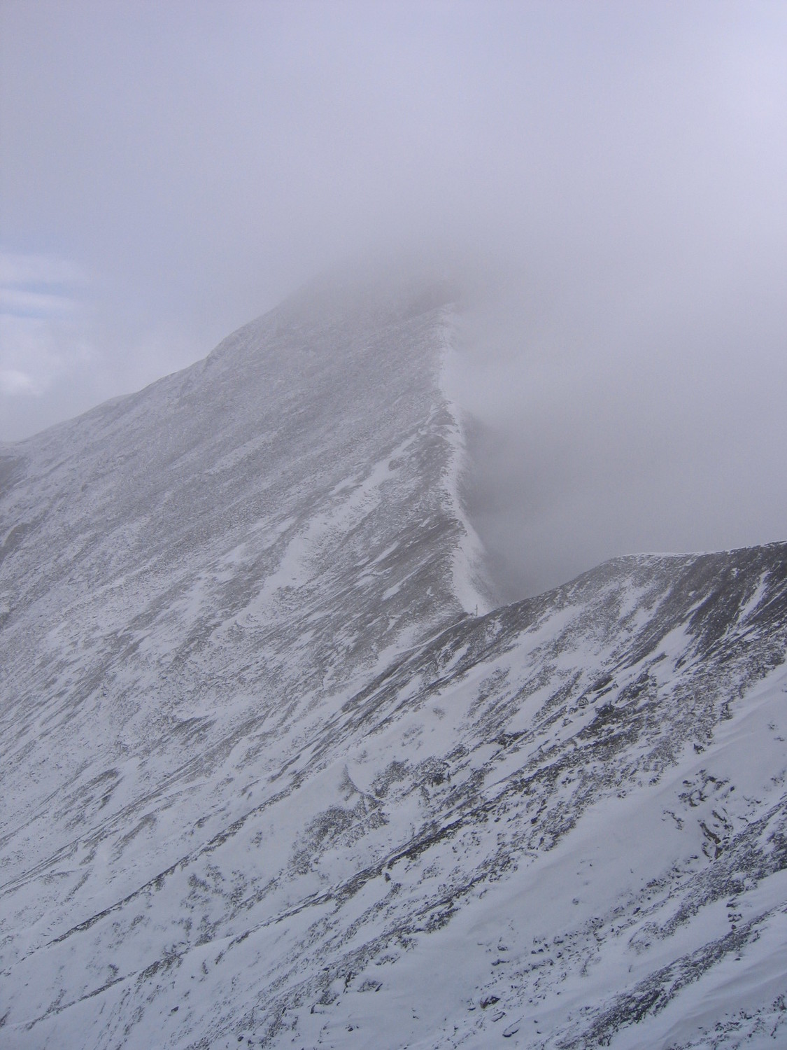 Crête vers les Quatre Têtes depuis le col de Doran