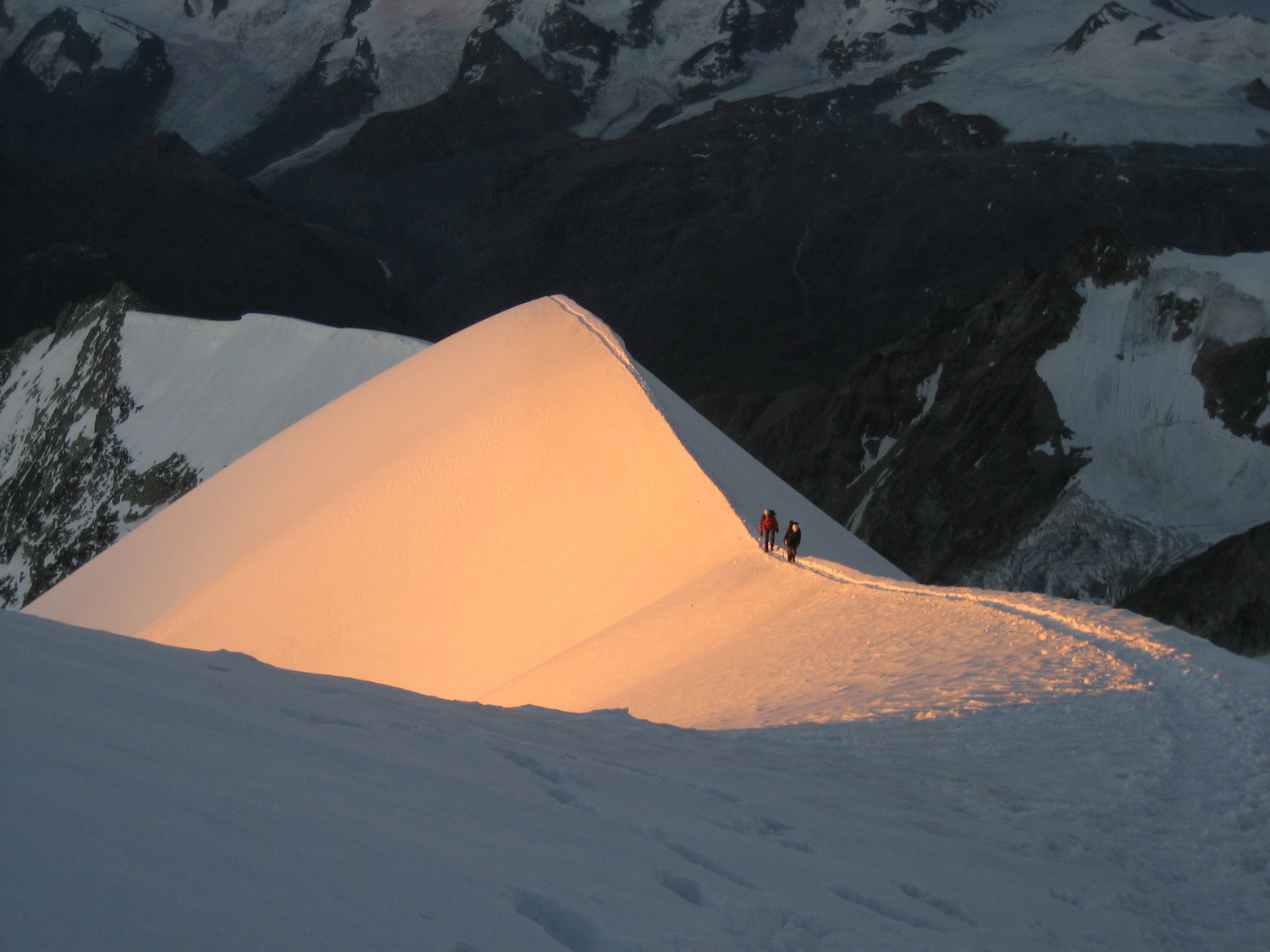 En montant au Zinalrothorn