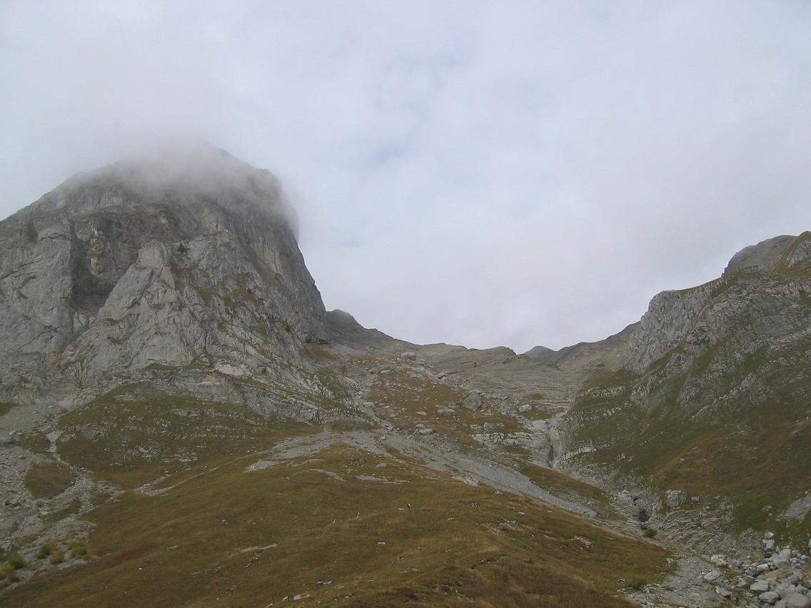 en montant vers le col Portette