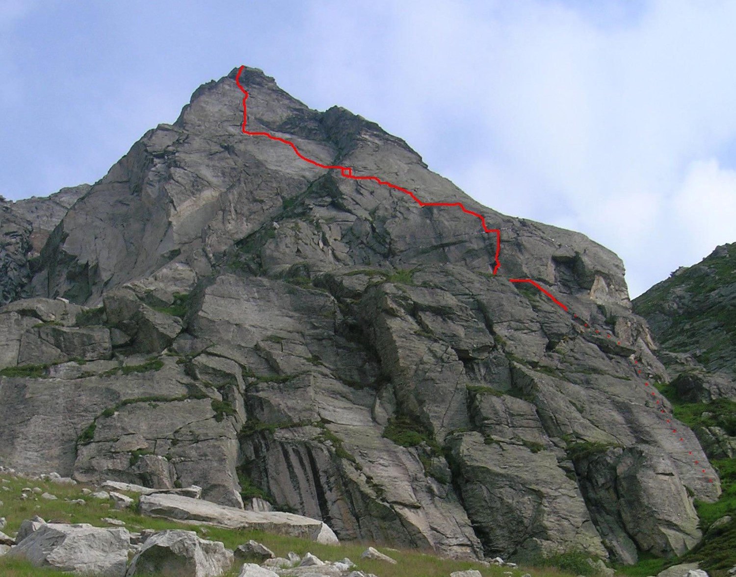 Via Il gipeto (Pizzo Marta)