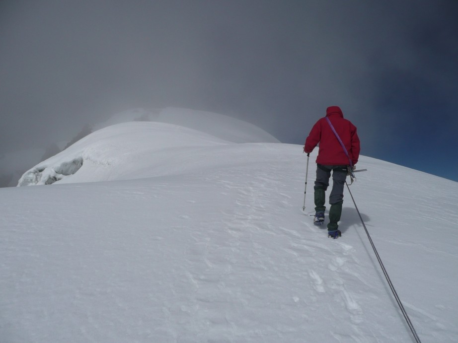 Arrivée au sommet du Thorong Peak