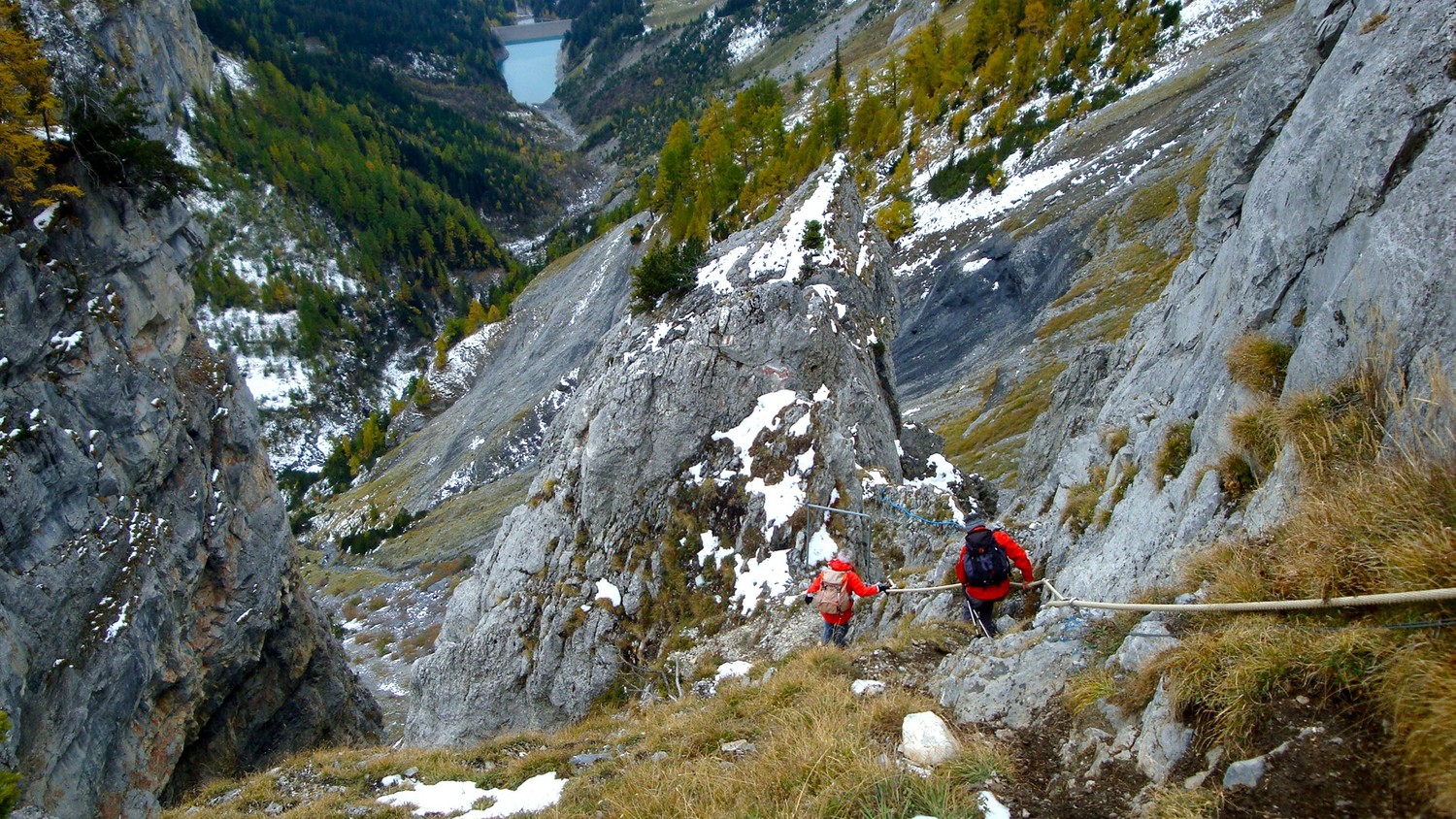 Poteu: descente