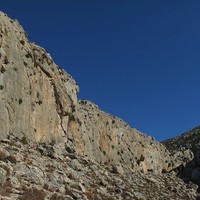 La face SW de Monastery (Kalymnos)