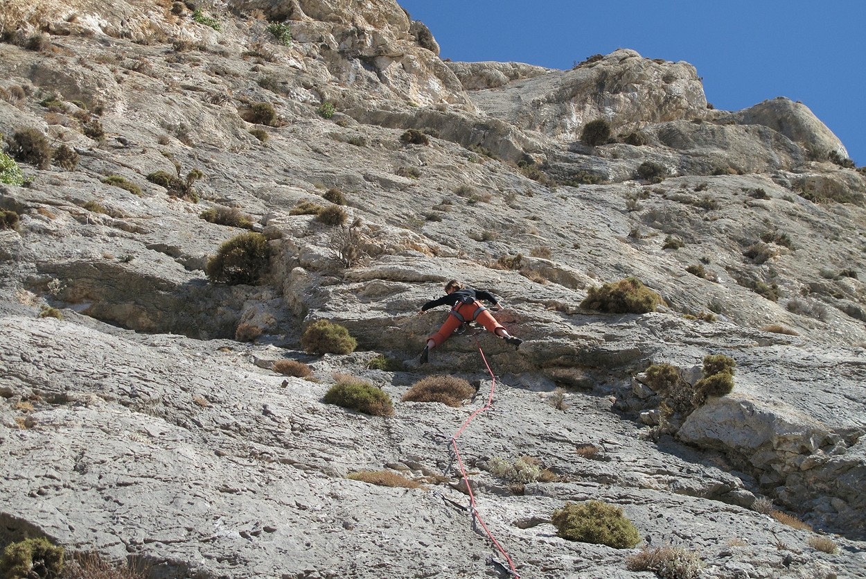 Agnès en action (School, Kalymnos)