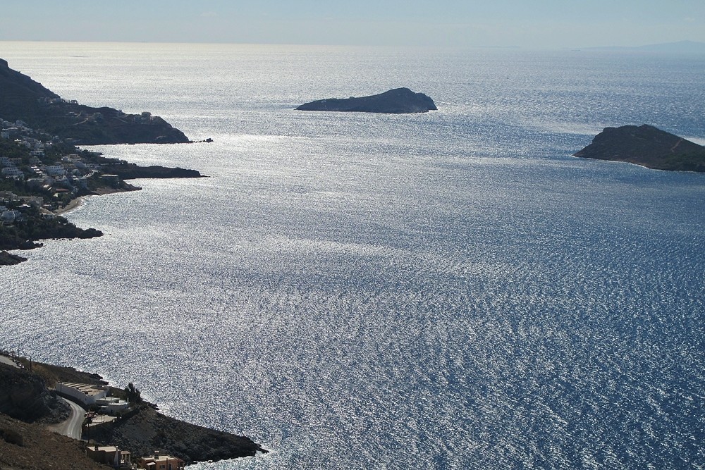 la mer Egée vue depuis School (Kalymnos)
