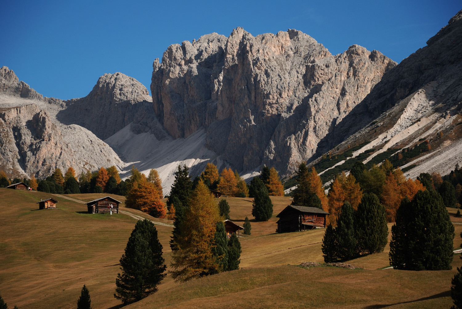 Vallon de Niscles et massif des Odles / Geislerspitzen