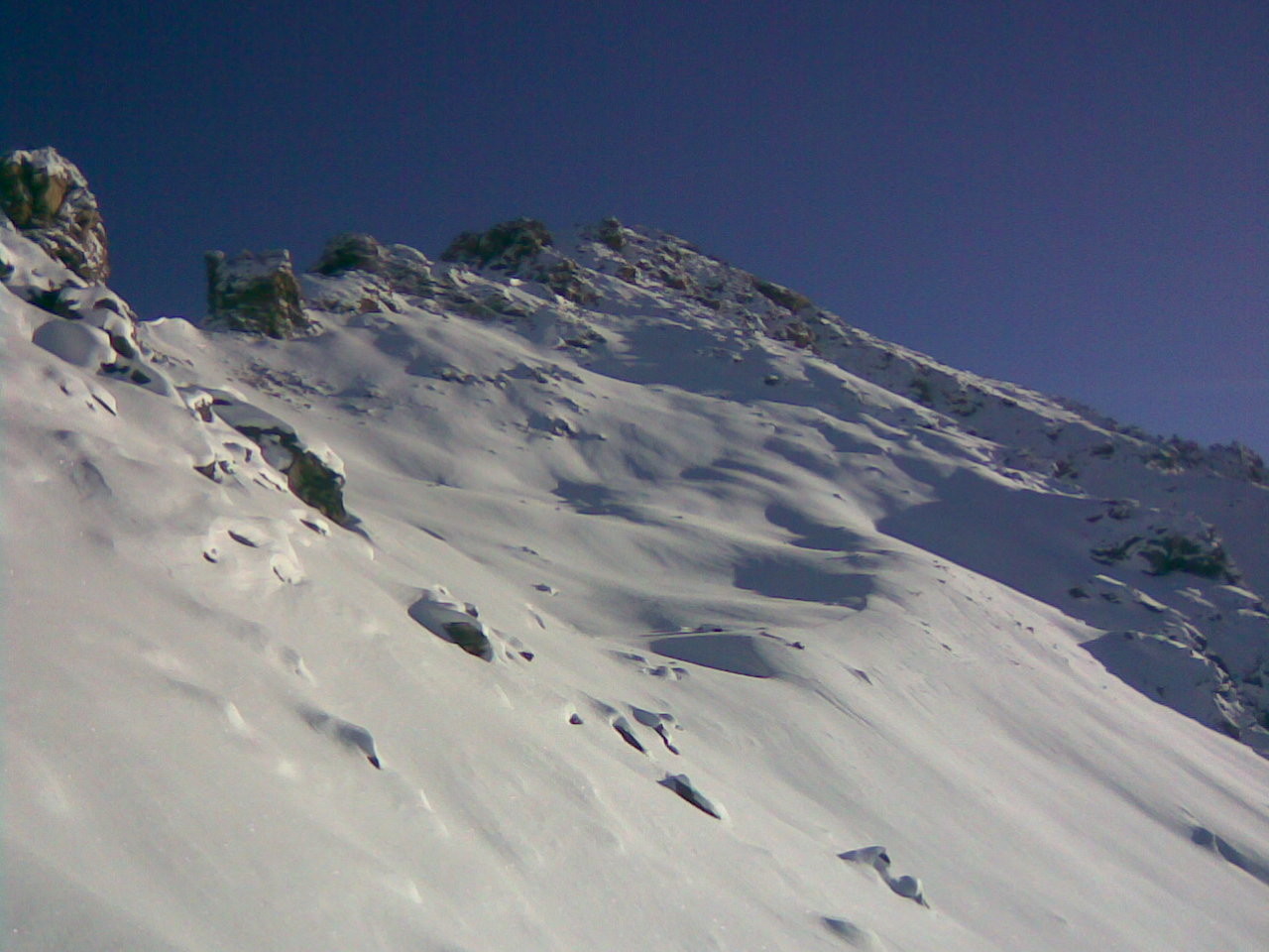 Non loin de la crête ouest