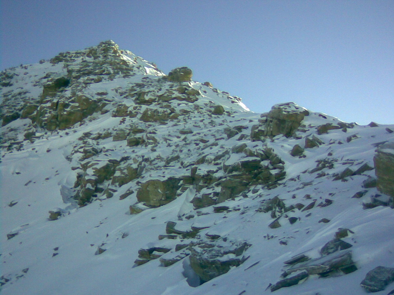 Derniers rochers sommitals